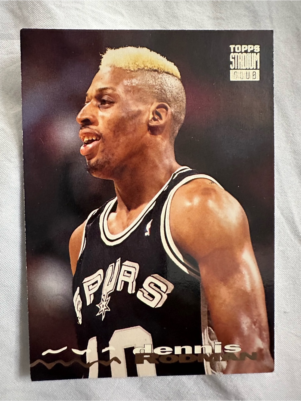 1993-94 Topps Stadium Club Dennis Rodman #305 San Antonio Spurs NBA Card